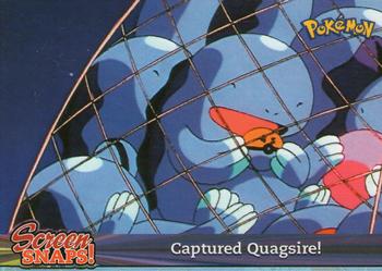 2001 Topps Pokemon Johto (UK) #SNAP21 Captured Quagsire! Front